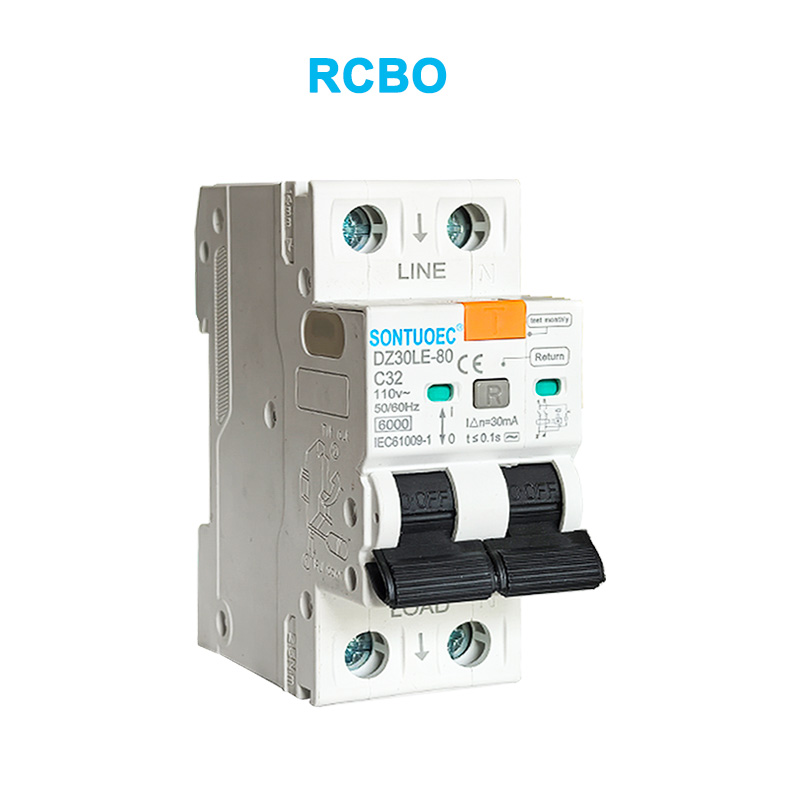 2p Liirage karon circuit breaker 6ka IEC61009.1STRANTRIDE BURSO SA RCBO