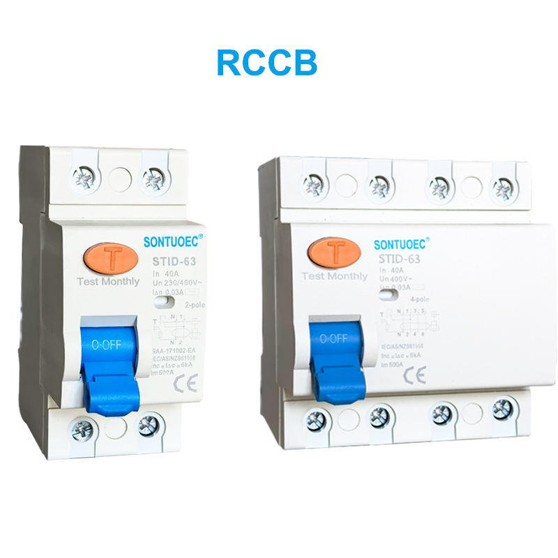 Stid-63 Series RCCB 230V 63A nga nahabilin sa karon nga circuit breaker