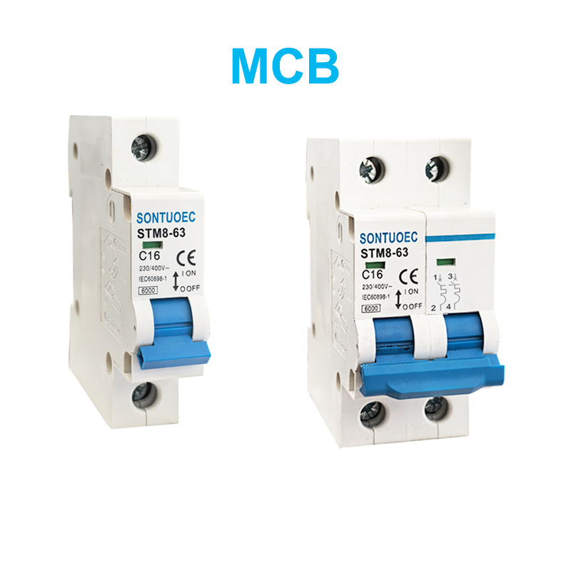 Stor8-63 Miniature Circuit Breaker 6ka 1p 2p 3p 4p 4p 16a 230 / 400V