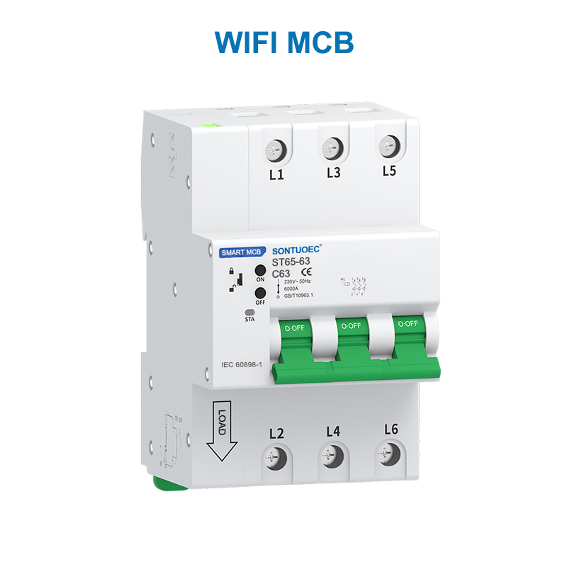 WiFi Rs485 multifunctional iot intelihenteng MCB RCBO intelihente nga micro circuit breaker